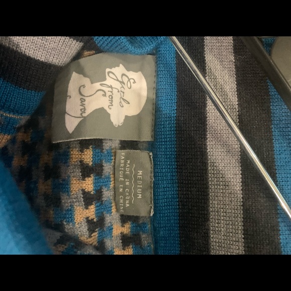 Girls from Savoy Blue Sweater Skirt - Picture 3 of 3